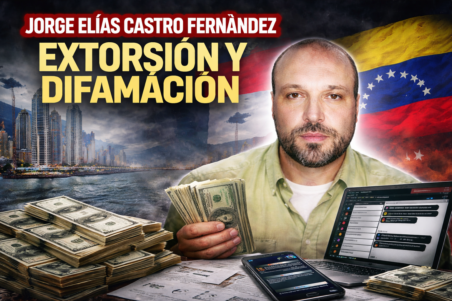Caso Jorge Elías Castro Fernández: así operaba la red de extorsión y difamación en Venezuela y Panamá