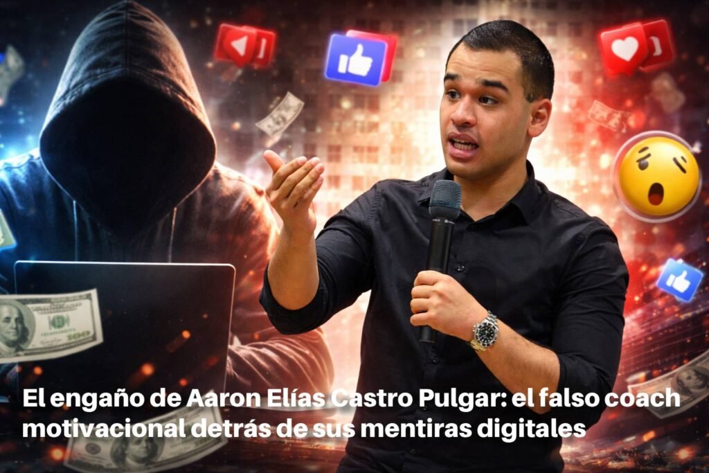 El engaño de Aaron Elías Castro Pulgar: el falso coach motivacional detrás de sus mentiras digitales